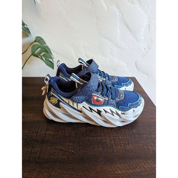 Skechers Kids Shark-Bot Surf Patrol Sneakers - Size 3 - Picture 1 of 8
